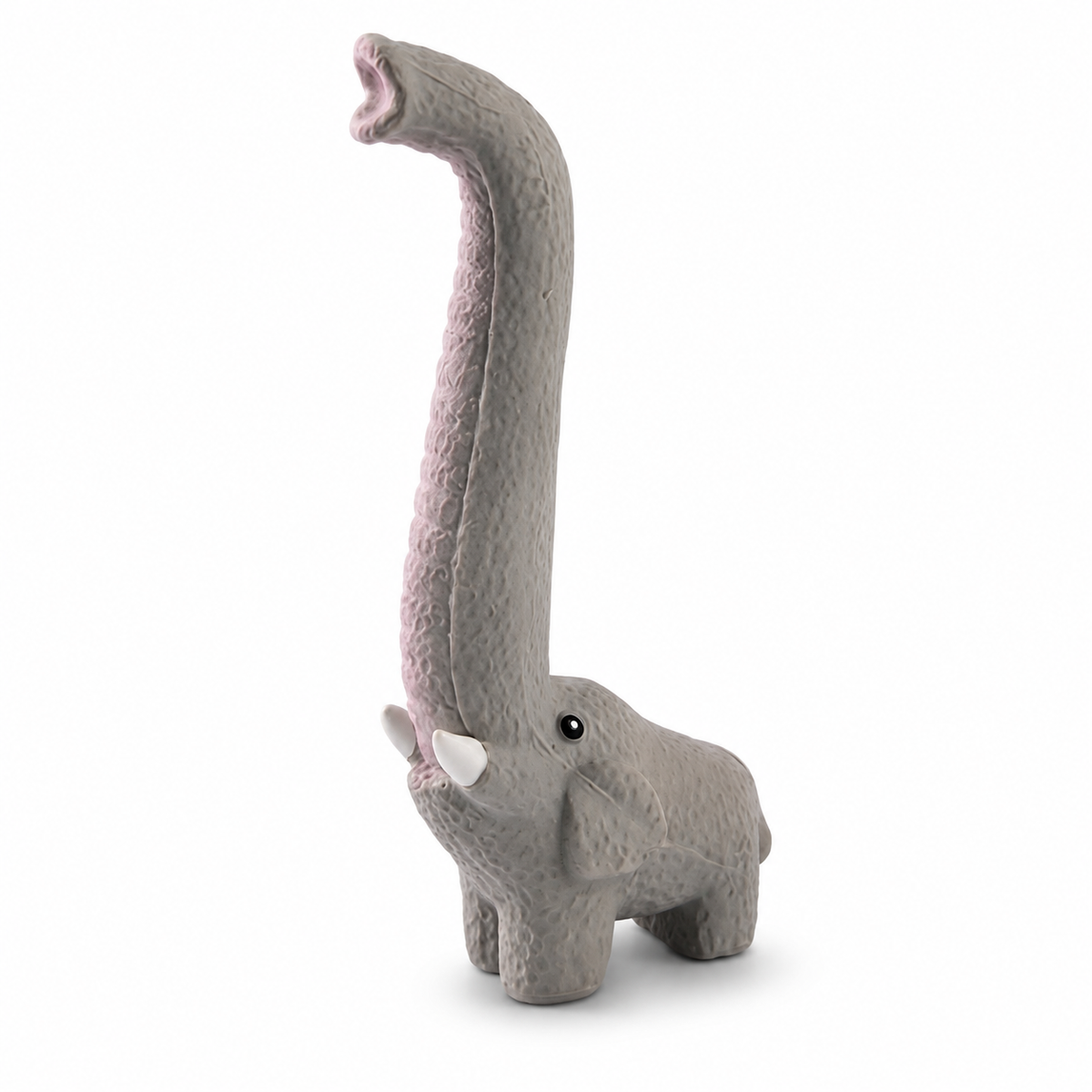 Jouet couineur en latex éléphant gris pour chien