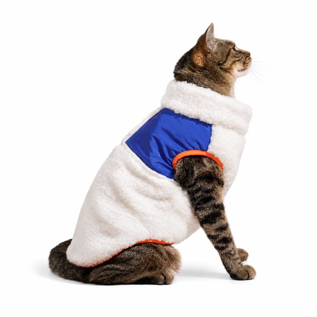Gilet polaire pour chat Explorateur Alpin – coupe et finitions