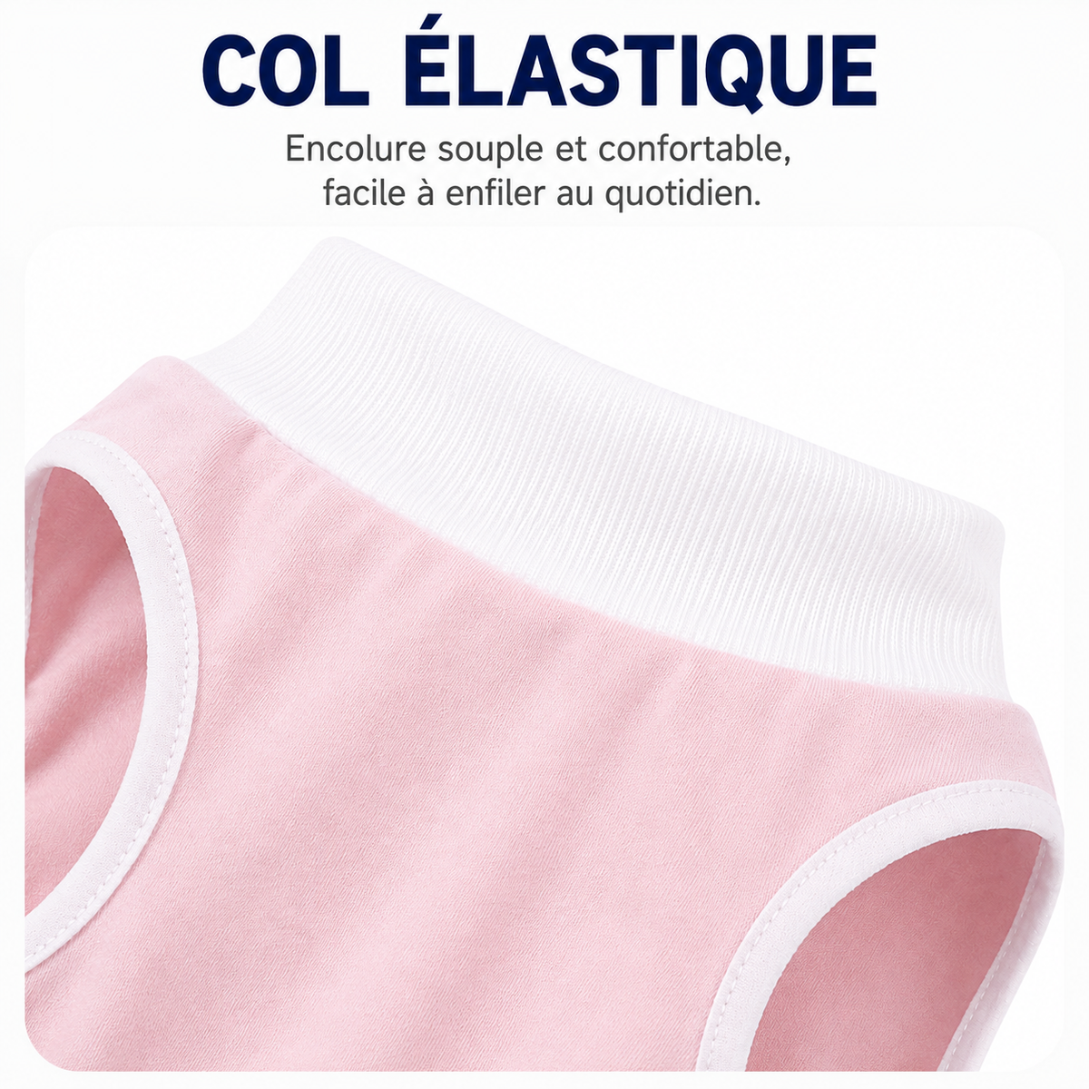 Body de convalescence rose uni pour chat et petit chien – présentation du modèle