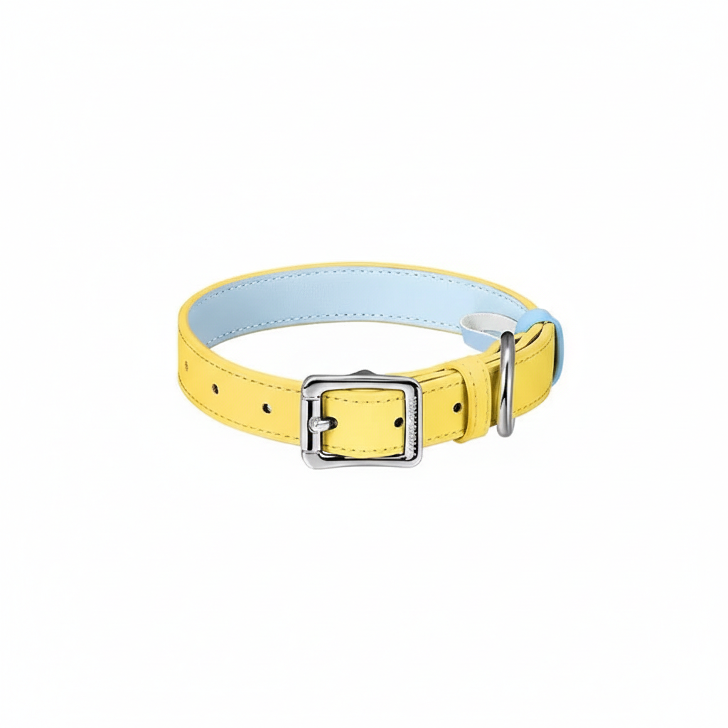 Collier SoftTouch jaune ultra-doux réglable
