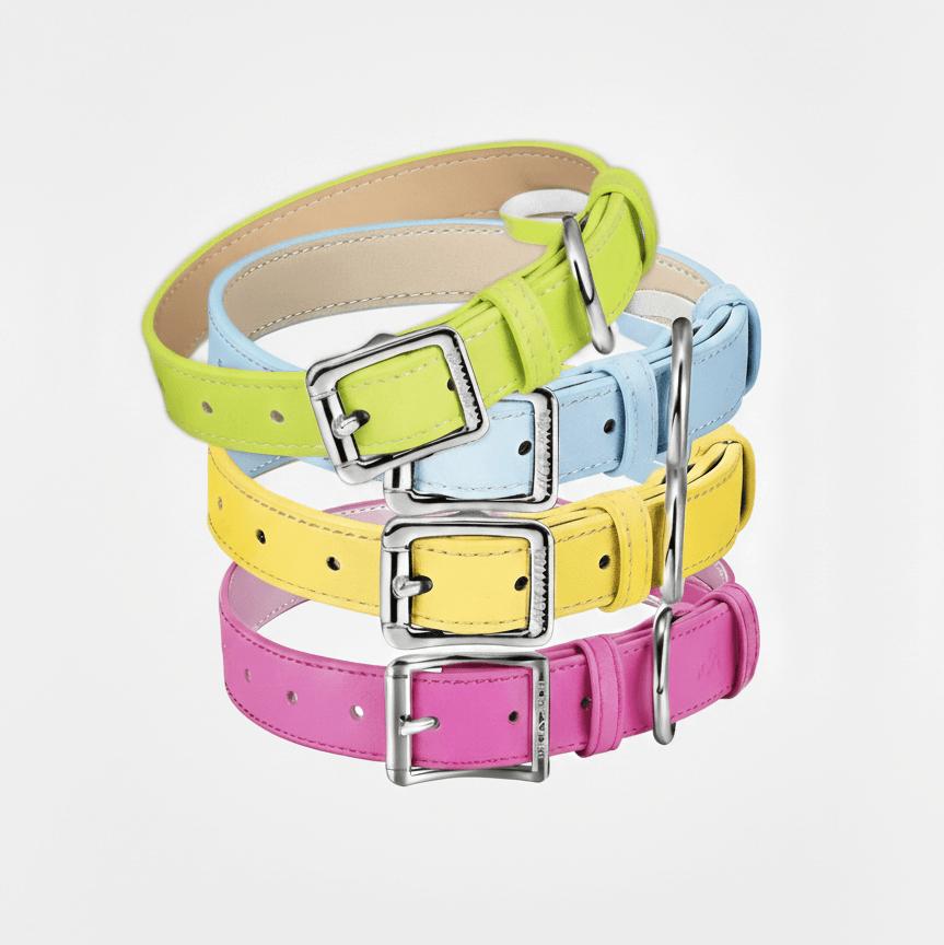 Collier SoftTouch microfibre noir pour chiens et chats