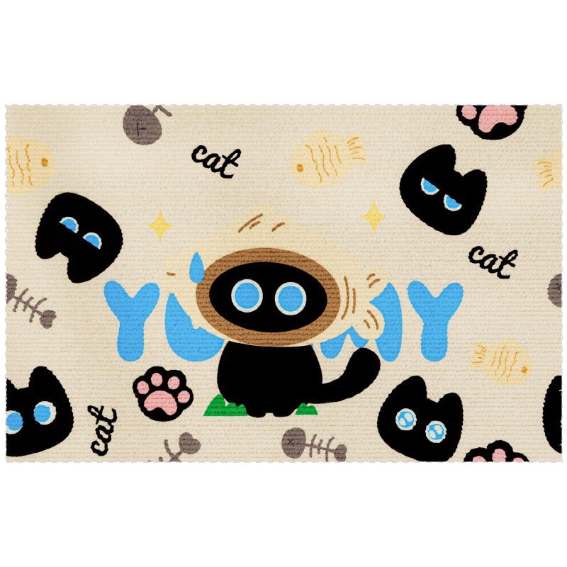 Protection canapé chat motif décoratif en sisal anti-griffures