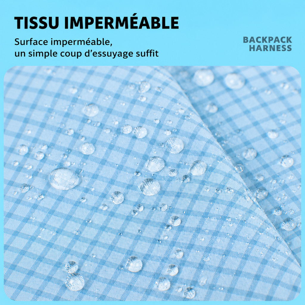 Tissu Imperméable, surface imperméable, lavable facile