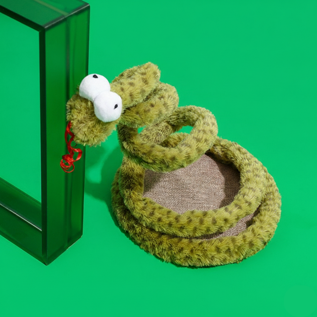 Jouet interactif Serpent à Ressort - Stimule l’Instinct de Chasse et Anti-Ennui