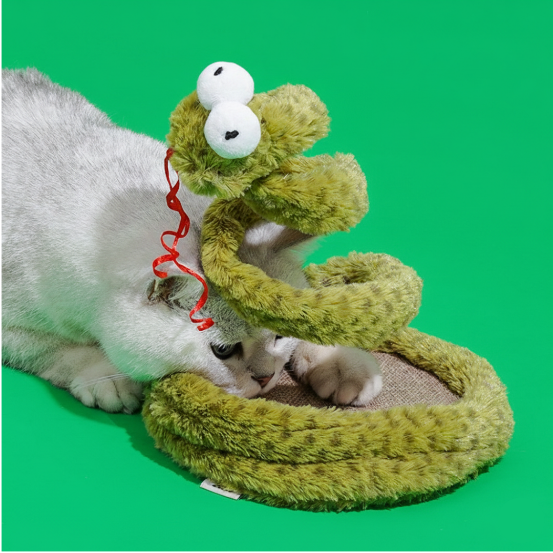 Jouet interactif Serpent à Ressort - Stimule l’Instinct de Chasse et Anti-Ennui