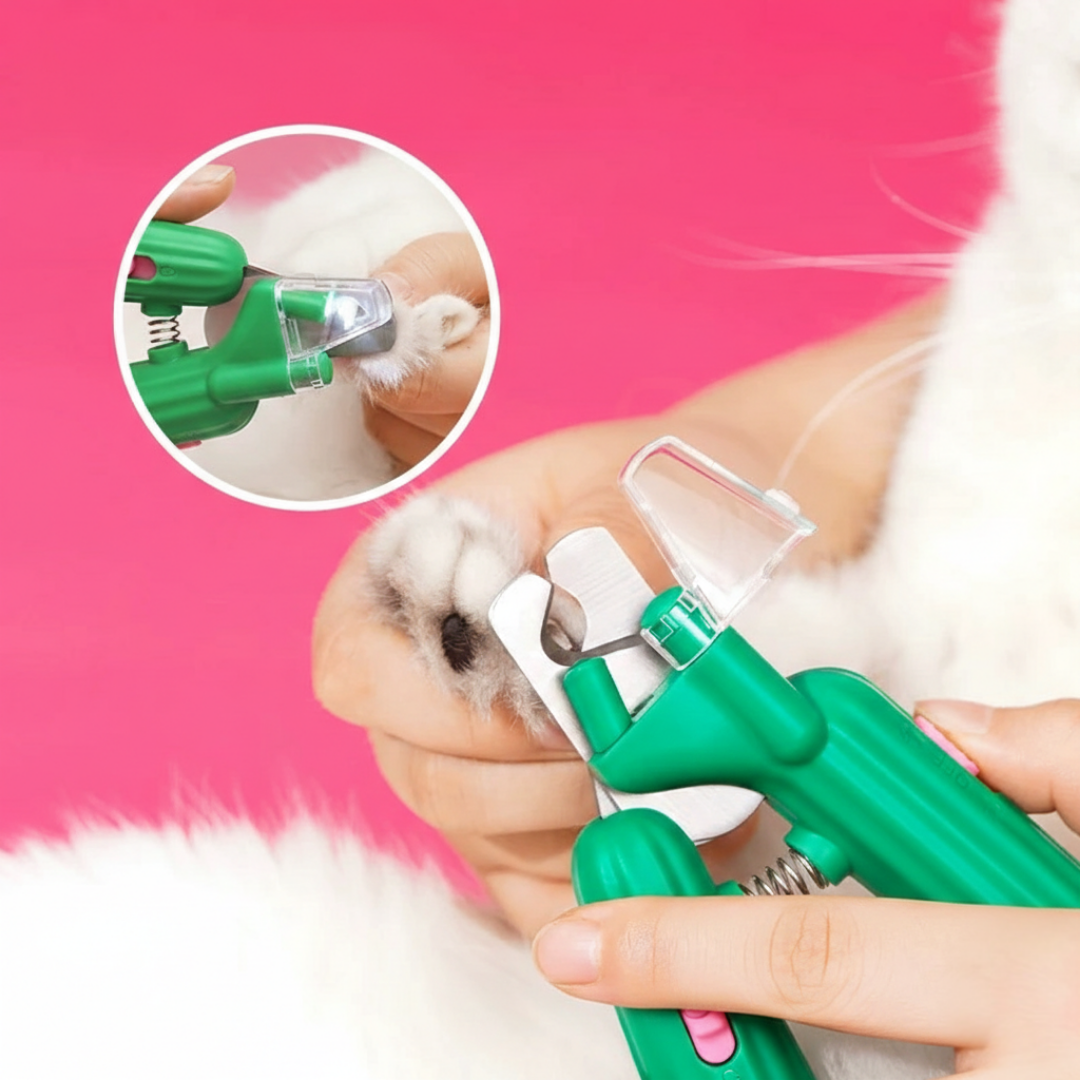 Accessoire d’hygiène animal LumiClip Pro pour couper les ongles en toute sécurité