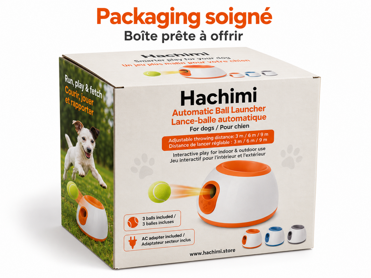 Packaging Hachimi du lanceur de balle automatique pour chien
