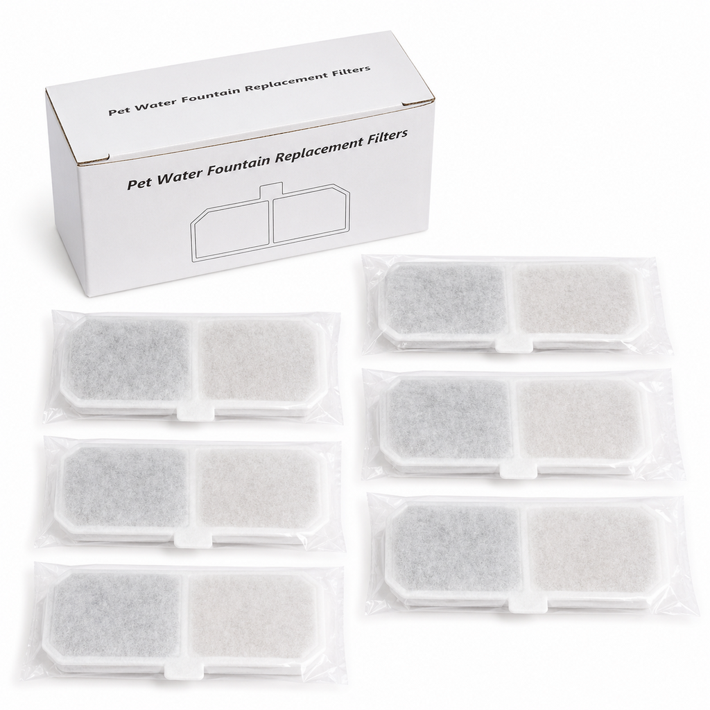 Lot de six filtres de remplacement pour fontaine cascade Hachimi